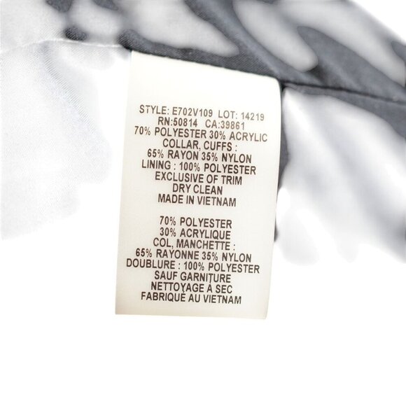 NWOT Elie Tahari Brooke Tweed Zip-Front Bomber Jacket SZ L - Picture 9 of 11